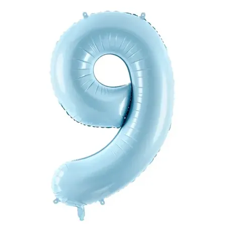 "9" Αριθμός 95cm Γαλάζιο