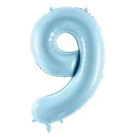 "9" Αριθμός 95cm Γαλάζιο